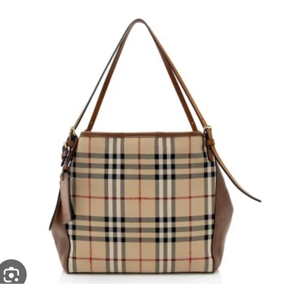 SOLD!! Burberry Horseferry check bag. EUC. Bought new and used only a few times. - Picture 1 of 5